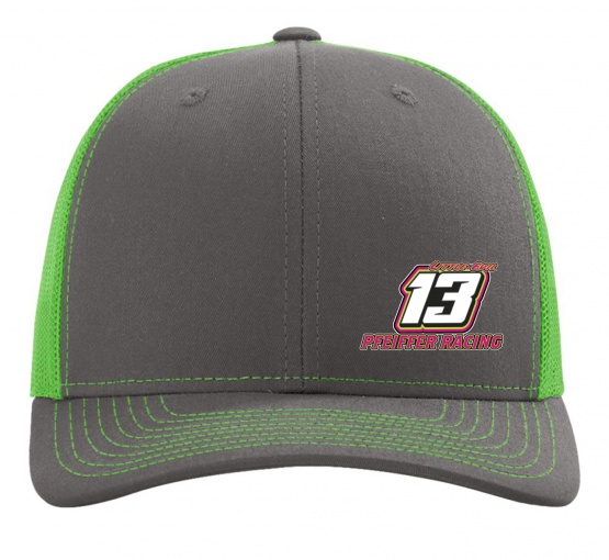 Charcoal/ Neon Green